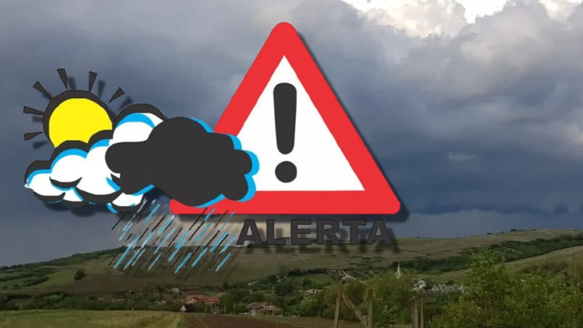 Potop în următoarele zile, alerte ANM în cascadă. Judeţele unde va ploua într-o oră cât într-un an, rupere de nori, vijelii şi grindină, se emite şi Ro-Alert