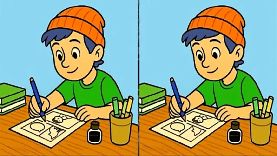 Test IQ. Găsește cele trei diferențe dintre cele două imagini în mai puțin de 10 secunde