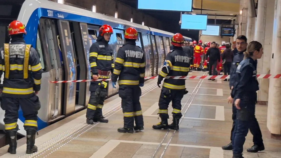 Un bărbat de 35 de ani s-a sinucis la metrou, la stația Piața Unirii