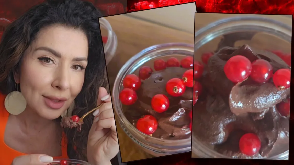 Cremă de ciocolată cu rom, desertul demențial pregătit de Carmen Brumă. Ingredientul surprinzător folosit de vedetă: 