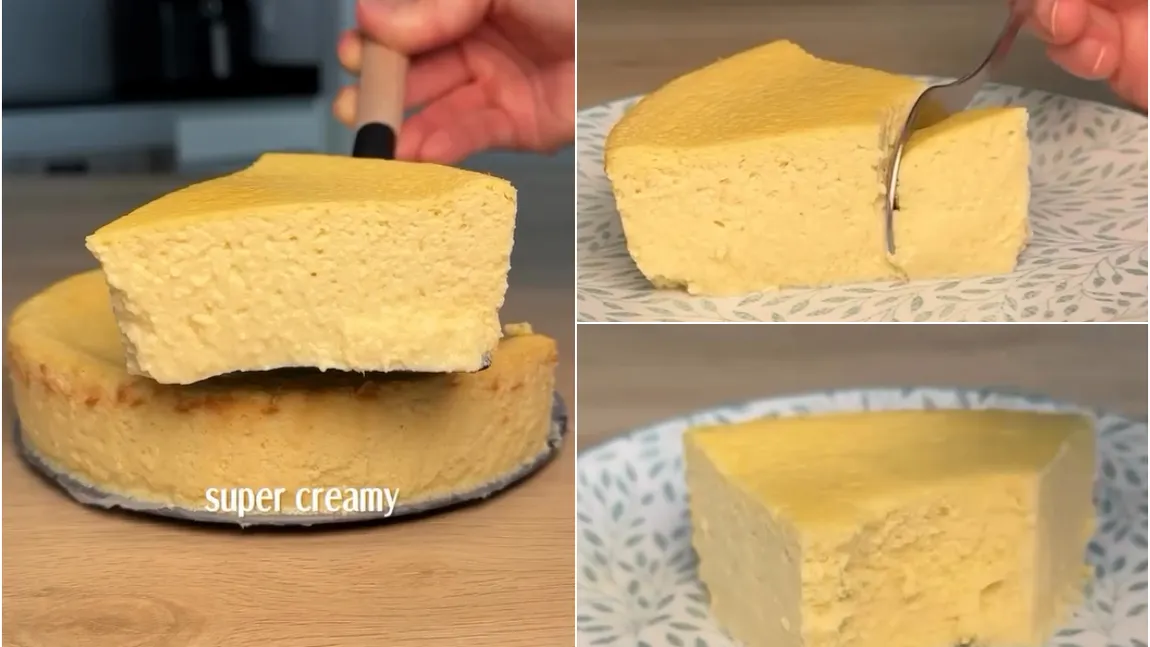 Cheesecake de mango fără blat din doar 4 ingrediente. Sănătos, aromat și cremos, acest desert nu-ți compromite dieta de slăbire