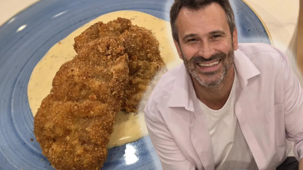 Nicolai Tand, rețetă delicioasă de șnițel vienez cu sos bearnaise. Secretul pentru un gust unic