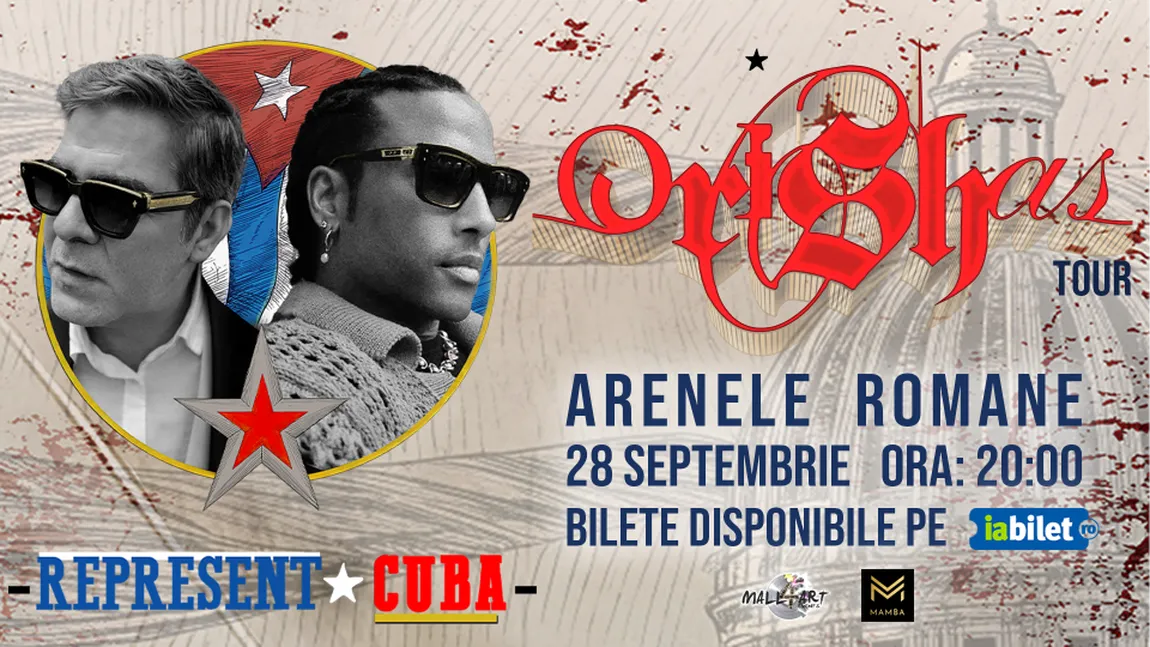 Bucureștiul vibrează pe ritmuri latino și hip-hop cubanez. Trupa ORISHAS concertează pe 28 septembrie, la Arenele Romane