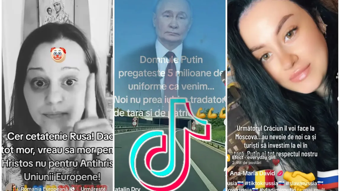 Mesaje alarmiste, referitoare la înrolarea în armata lui Putin, distribuite masiv pe TikTok: 