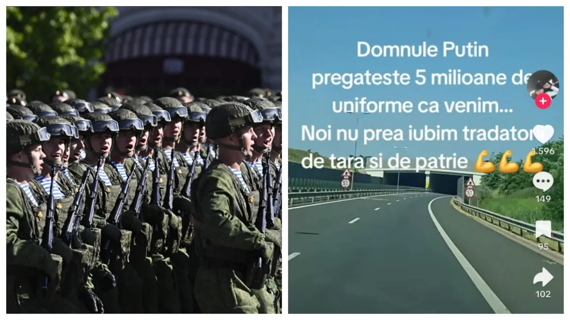 Campanie pe TikTok pentru înrolarea românilor în armata rusă! „Domnule Putin, pregătiți 5.339.053 de uniforme, că venim” / REACȚIA MINISTERULUI APĂRĂRII