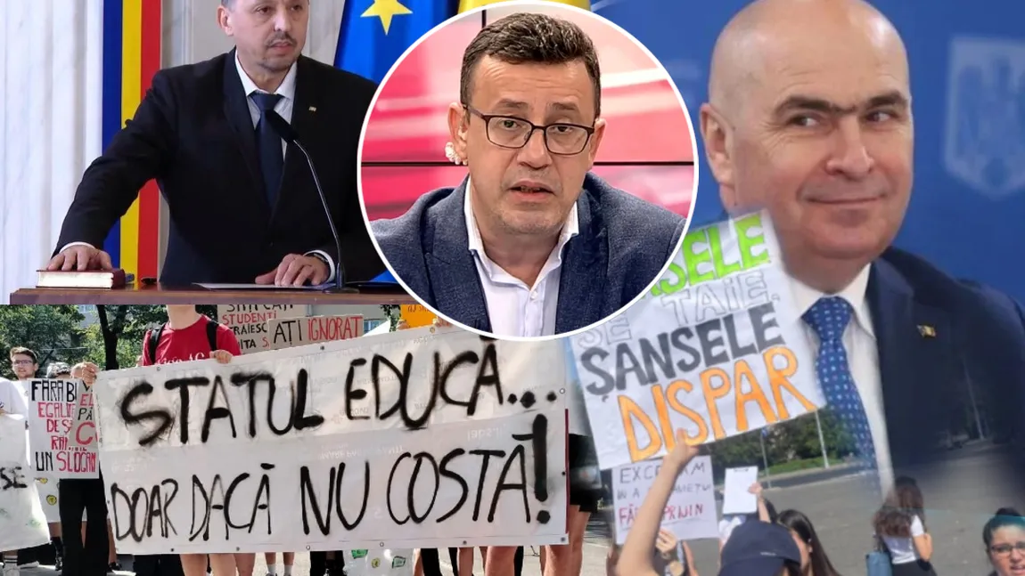 Victor Ciutacu, siderat de prestația ministrului Educației, care se dă solidar cu elevii nemulțumiți de ciuntirea burselor: 