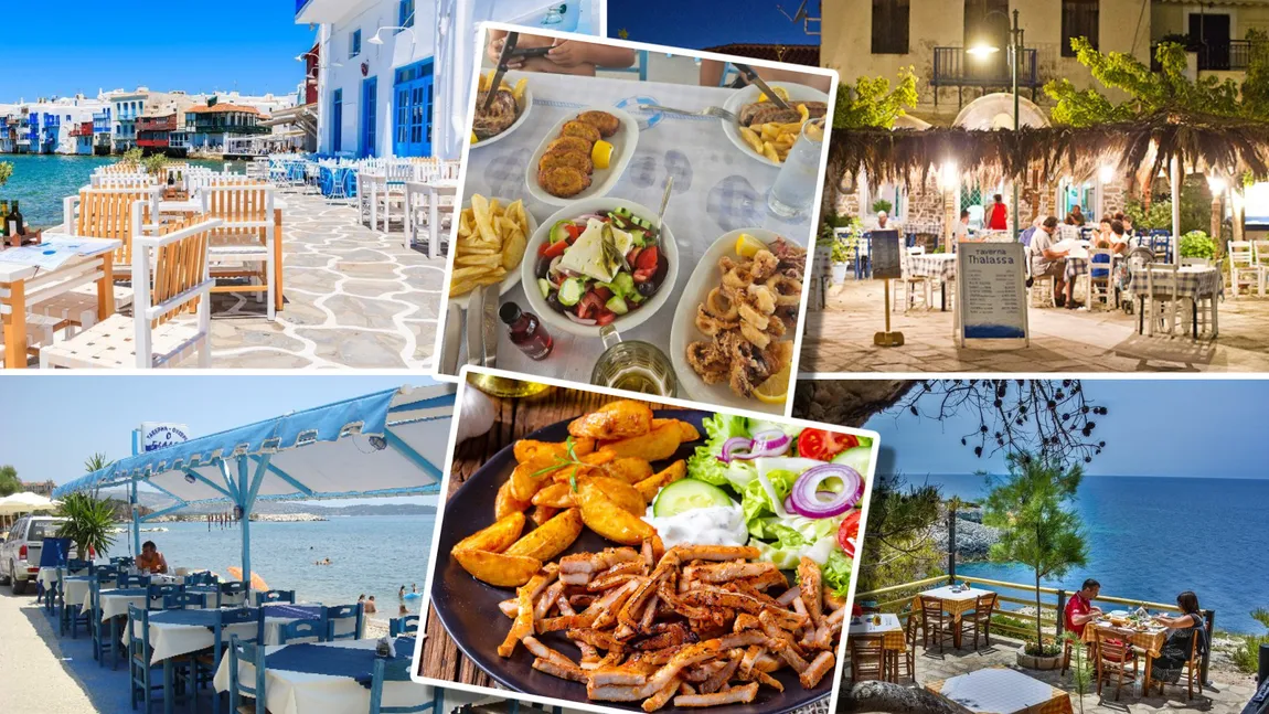 Cât costă mâncarea la tavernele din Grecia. Turist: ”Prețurile sunt la jumătate față de Mamaia”
