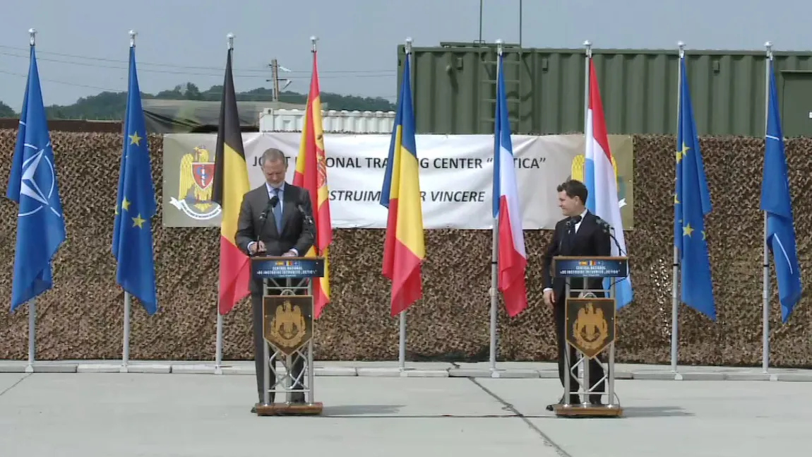 Regele Spaniei, Felipe al VI-lea, primul șef de stat primit de președintele Nicușor Dan. Au mers împreună la poligonul Cincu