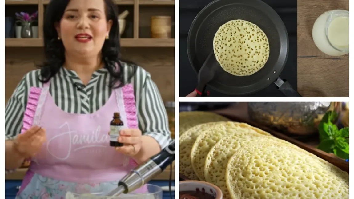 Clătite marocane cu 1000 de găuri, rețeta pe care Jamila a ”furat-o”de la soacra ei: ”Sunt super pufoase și gustoase”