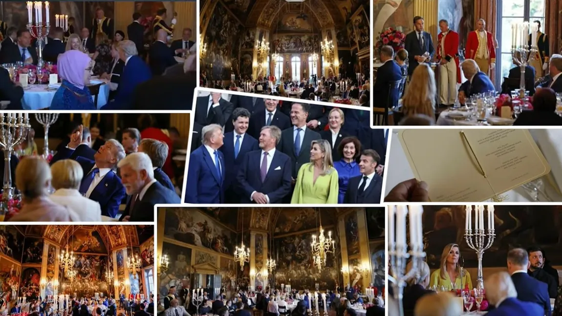 Lux și opulență la dineul regal al NATO. Ce au mâncat Trump și Nicușor Dan la summitul de la Haga, mulți români de rând nu au auzit de aceste preparate