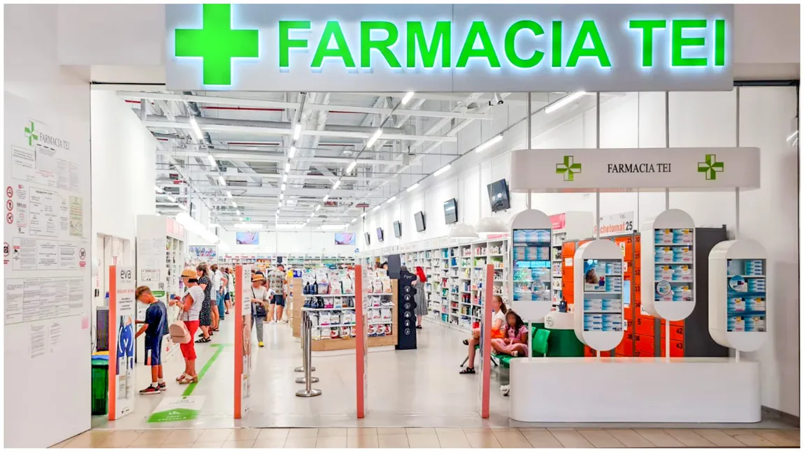 Farmacia Tei, afaceri nete de 1,4 miliarde de lei. Firma are în România 11 farmacii și un magazin online