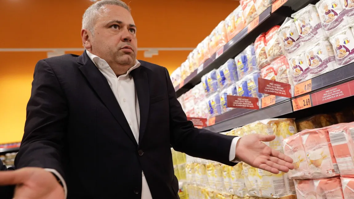 Ce se întâmplă cu plafonarea adaosului comercial la alimentele de bază. Anunţ făcut de ministrul Agriculturii
