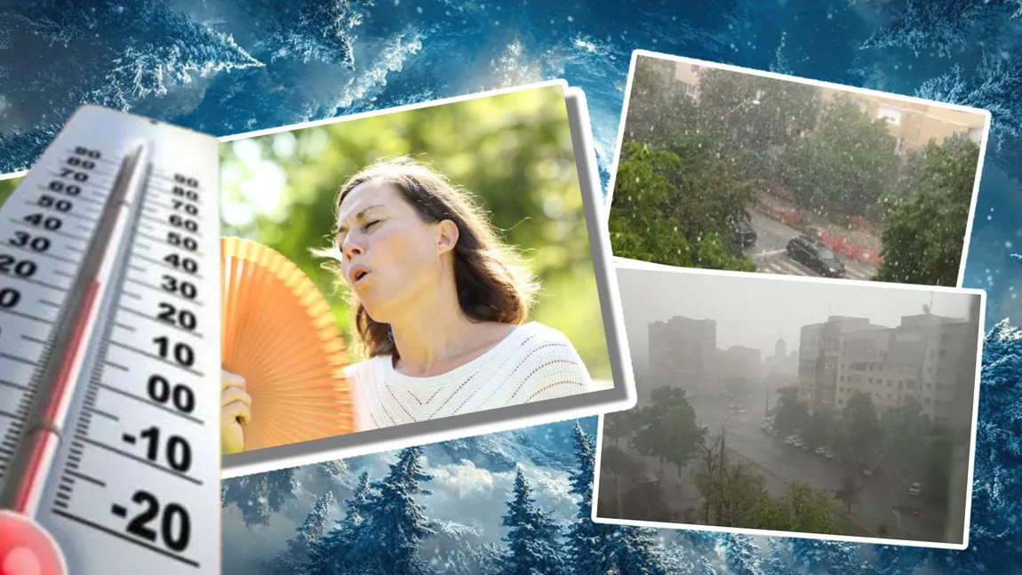 Avertizare meteo COD GALBEN de caniculă, dar și furtuni puternice