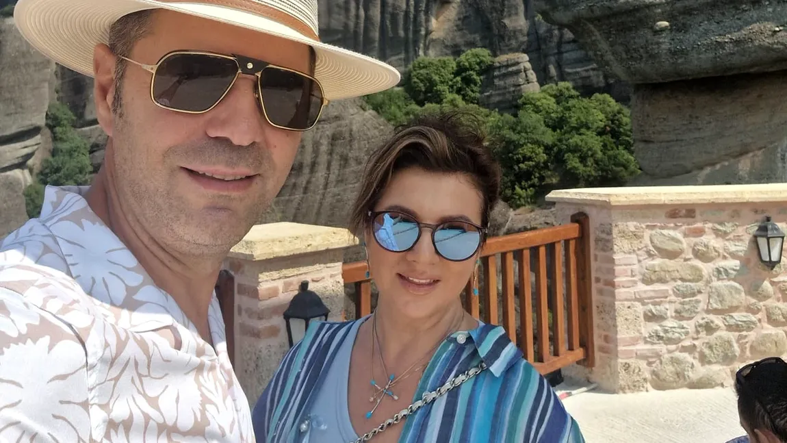 Imagini fabuloase cu Mihaela Borcea şi Sorin Rap în luna de miere. Au făcut prăpăd în Grecia VIDEO