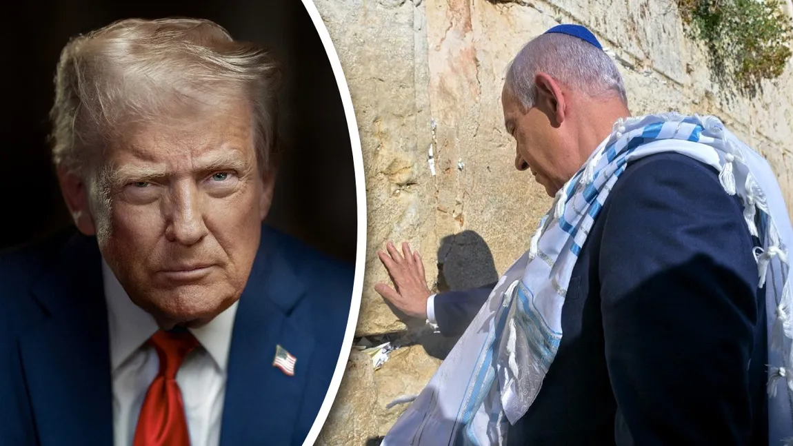 Netanyahu i-a mulțumit lui Donald Trump pentru intervenția militară în Iran, menționându-l într-o rugăciune specială la Zidul Plângerii din Ierusalim