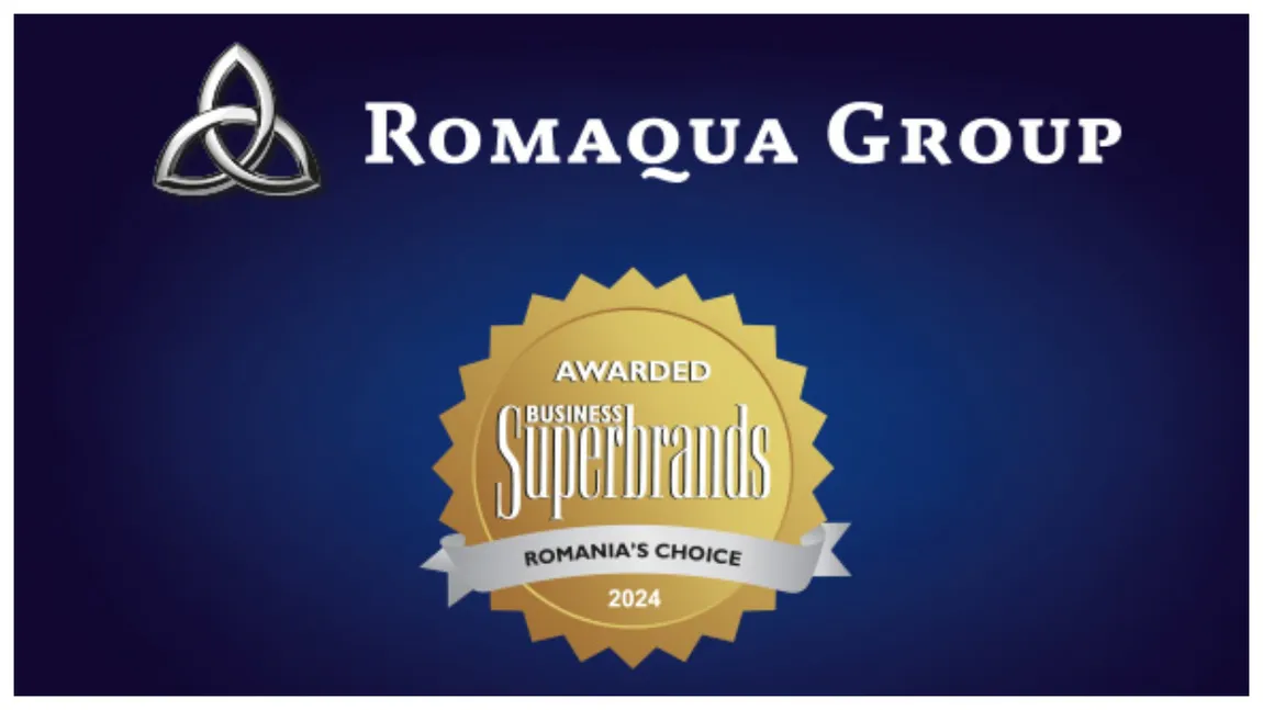 Romaqua Group obține statutul de Business Superbrand