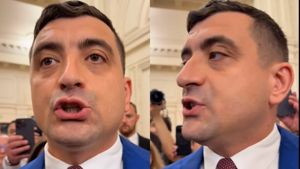 George Simion, turbat la tribuna Parlamentului, a început să recite din Scrisoarea a III-a: „Prea v-ați arătat arama sfâșiind această țară / Prea făcurăți neamul nostru de rușine și ocară”. Liderul AUR a avut cuvinte dure la adresa Coaliției: „Nu vă mai satură Dumnezeu”