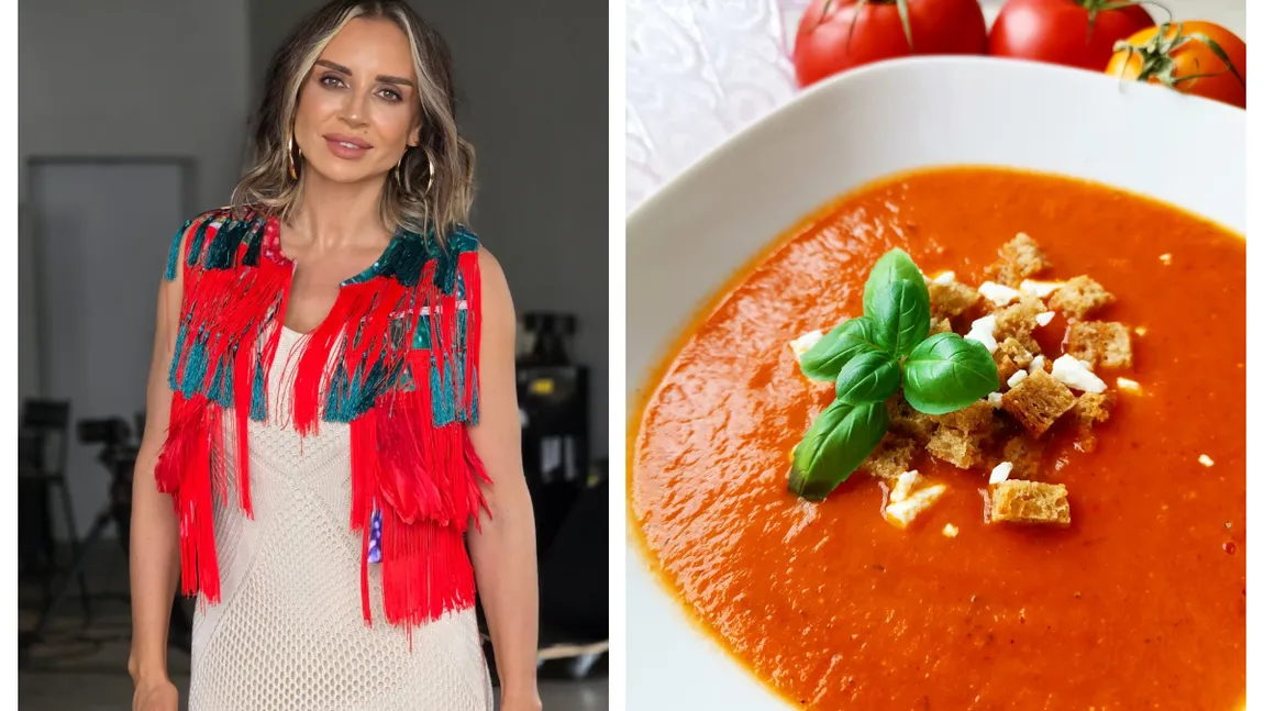 Rețeta de supă de roșii a Adinei Halas. Chiar și cei mai mofturoși o adoră: ”Fiul meu a golit farfuria”