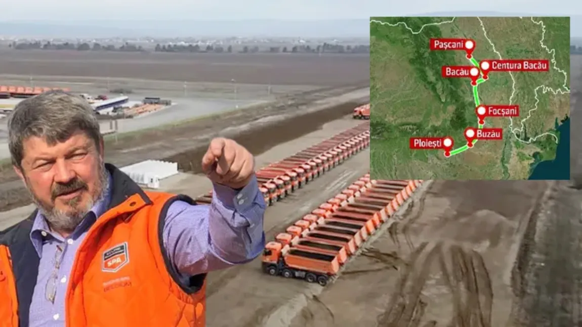 Dorinel Umbrărescu pleacă din Buzău și își strânge sculele de pe autostrada spre Râmnicu Sărat. Muncitorii săi au început marea curățenie