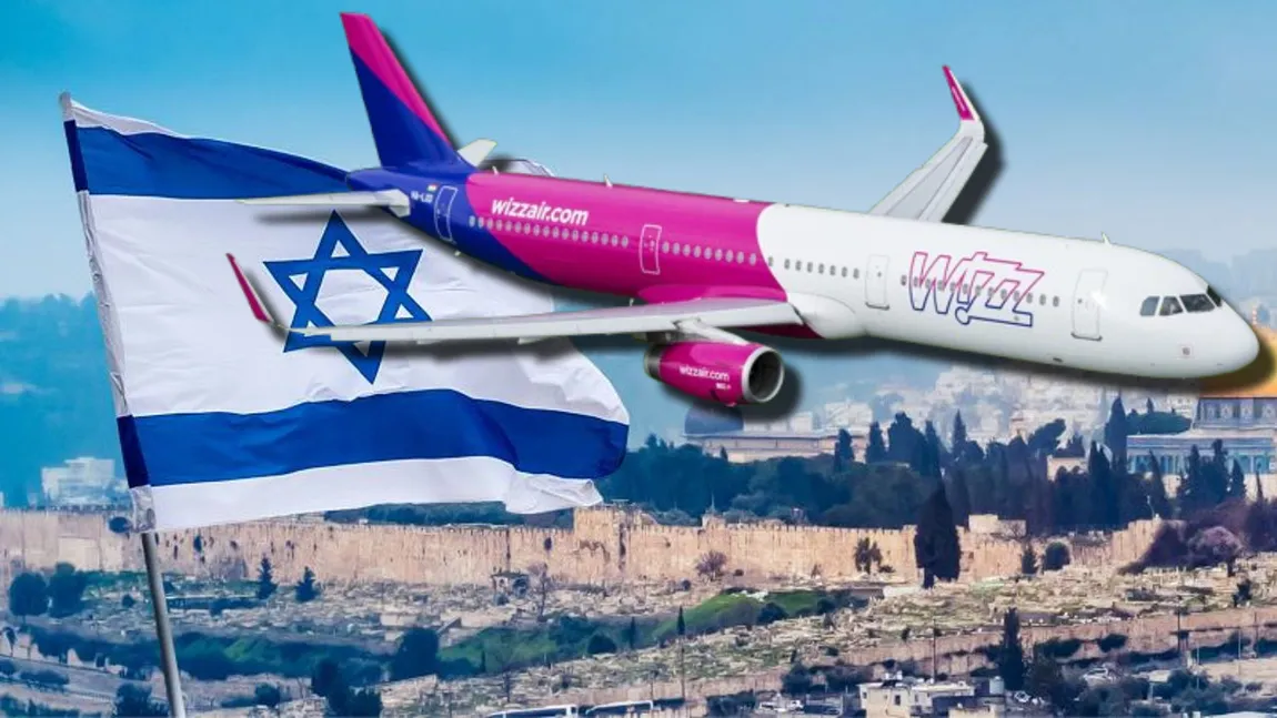 Anunțul important făcut de Wizz Air! Compania aeriană suspendă zborurile către Tel Aviv și Iordania până pe 15 septembrie