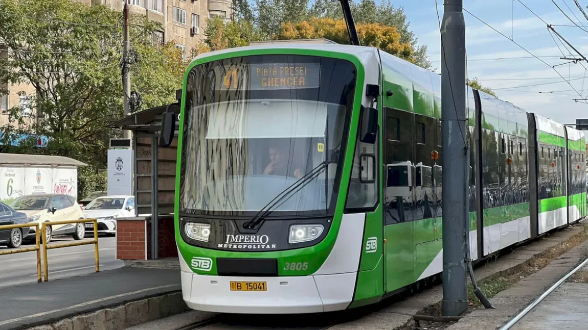 Tramvaiul 41 din București nu mai circulă de la 1 august. Cea mai importantă linie din Capitală se suspendă pentru lucrările din Prelungirea Ghencea