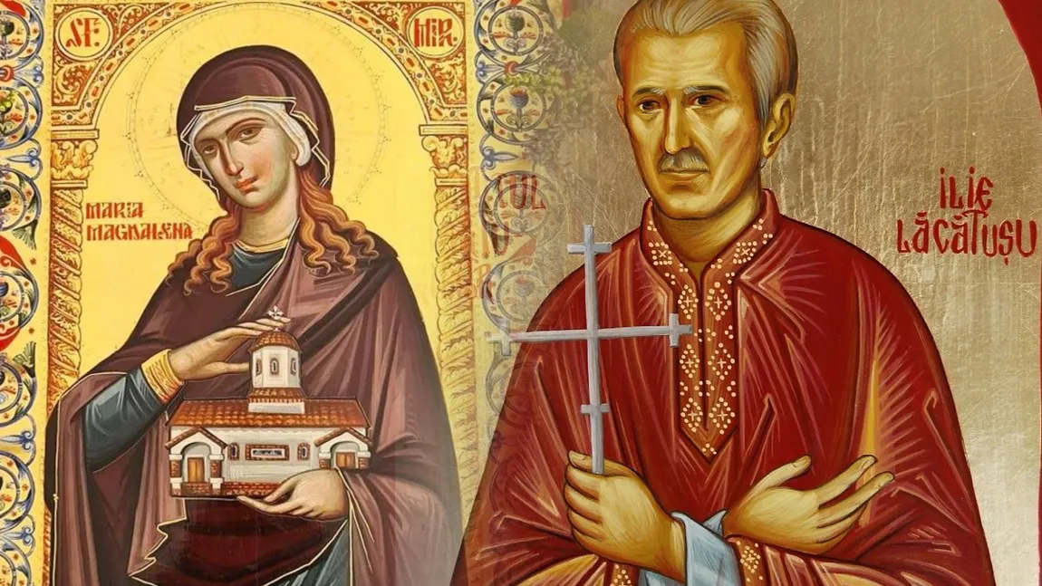 Calendar ortodox 22 iulie 2025. Sărbătoare mare, cruce neagră. Sfânta Mironosiţă Maria Magdalena și Sfântul Preot Mărturisitor Ilie Lăcătușu, făcători de minuni. Rugăciunea puternică a oamenilor necăjiți