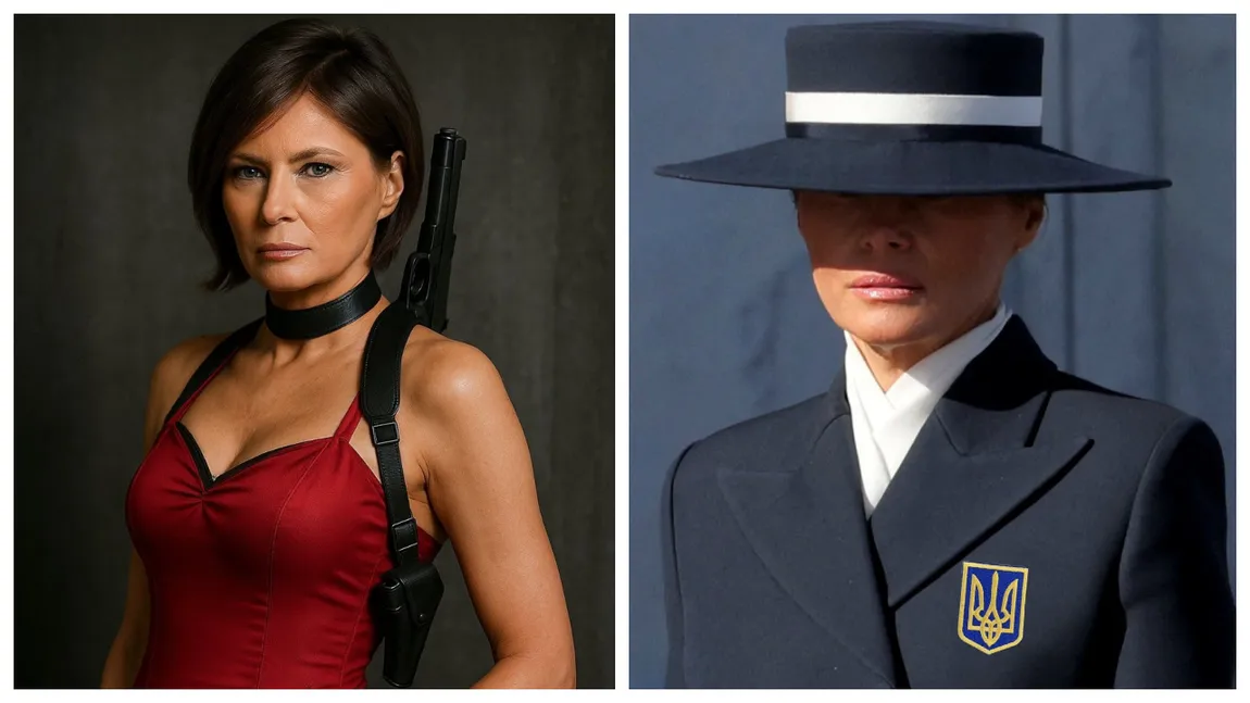 Prima doamnă a SUA, promovată de ucraineni drept ”agentul Melania Trumpenko”, după ce președintele SUA și-a schimbat atitudinea față de Rusia