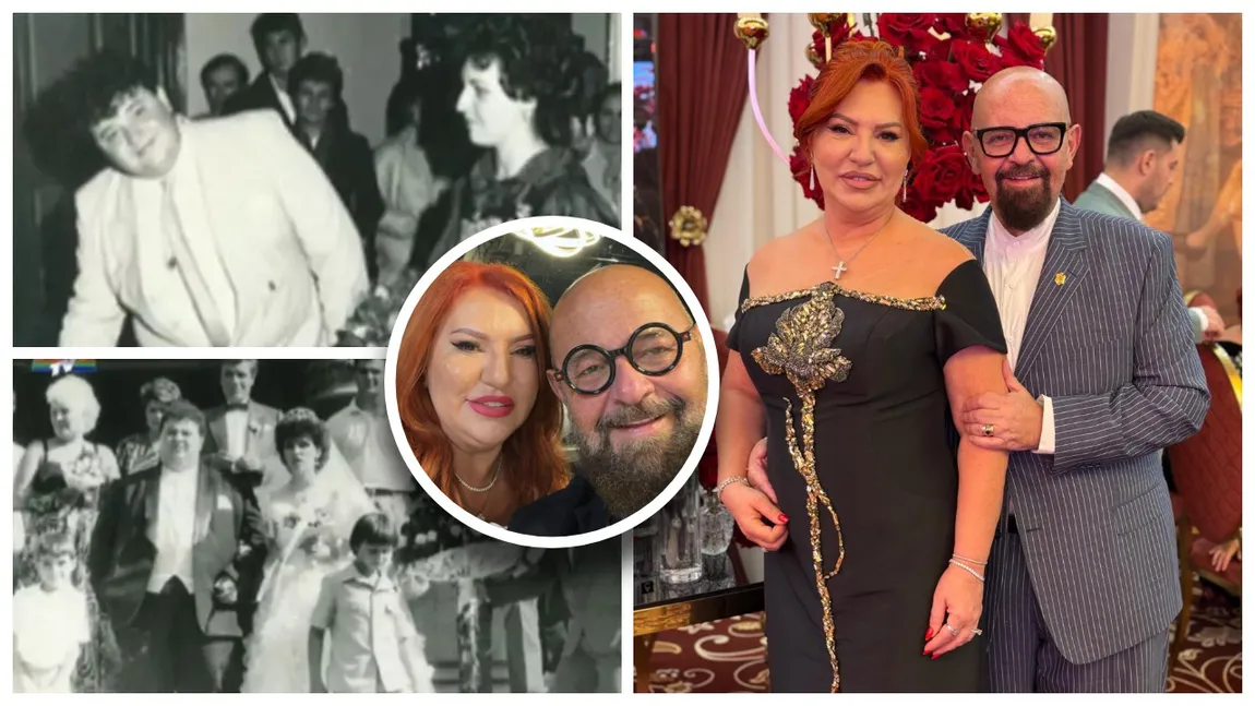 Singurele poze de la nunta lui Piedone. Fostul șef al ANPC și Iulia Popescu sunt împreună de 37 de ani: „Familia este Olimpul meu, acolo sunt eu Zeu!”