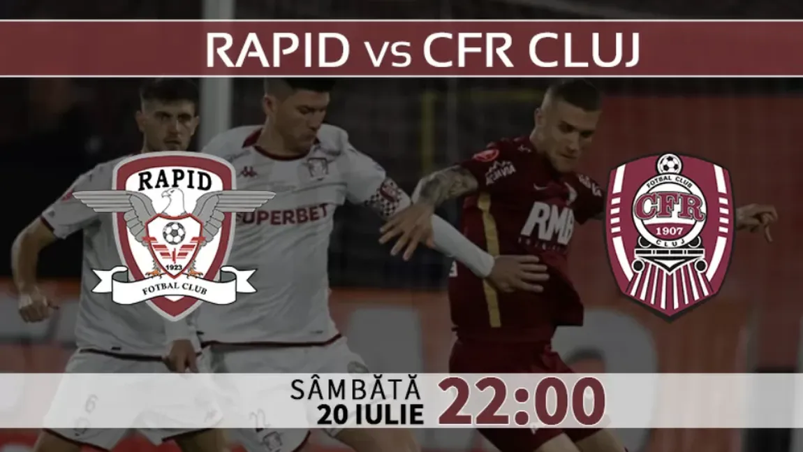 DIGI SPORT ONLINE RAPID - CFE CLUJ LIVE VIDEO STREAMING. Derby-ul etapei se joacă între prieteni!
