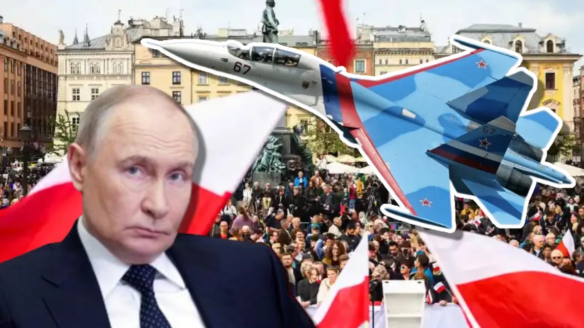 Putin testează vigilența NATO! Ofensivă aeriană uriașă lângă granița cu Polonia. Avioanele poloneze și ale Alianței, în alertă
