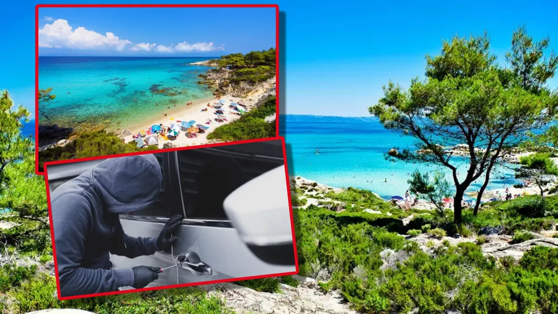 Clipe de groază pentru o familie de români aflată în vacanță în Grecia. Mașina le-a fost furată chiar din parcare, în doar șapte minute