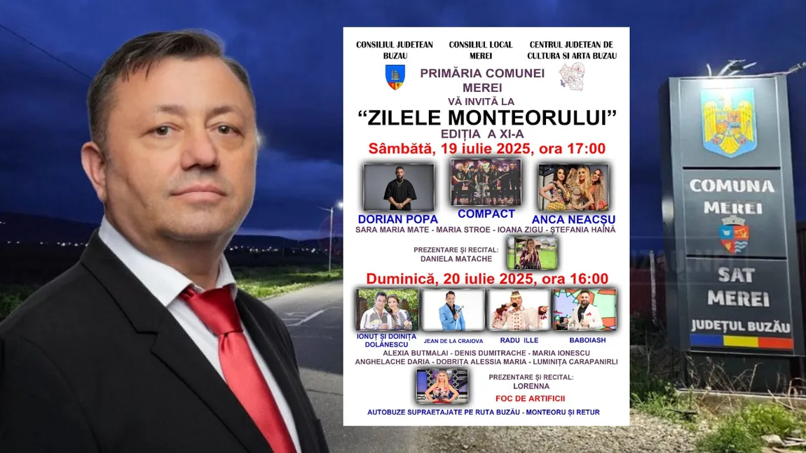 Satul de 900 de locuitori din Buzău care dă paranghelie de 200.000 de lei cu Dorian Popa și Jean de la Craiova, în plină criză bugetară. Sunt pregătite focuri de artificii și autobuze supraetajate de primarul care conduce un Audi Q7 pe străzile neasfaltate