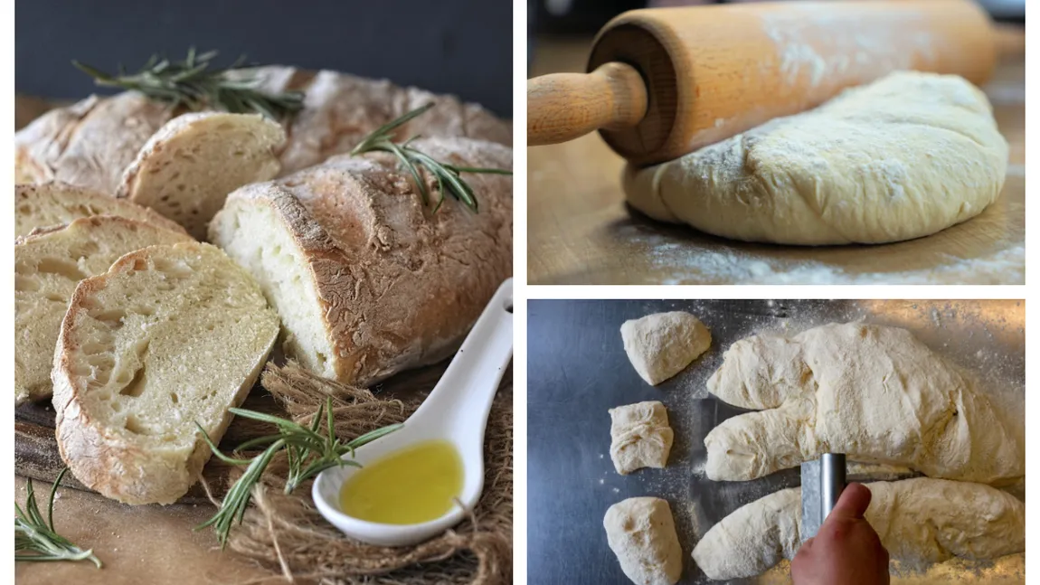 Cum să faci Ciabatta, celebra pâine italiană. Rețeta simplă pe care o poate face oricine în propria bucătărie