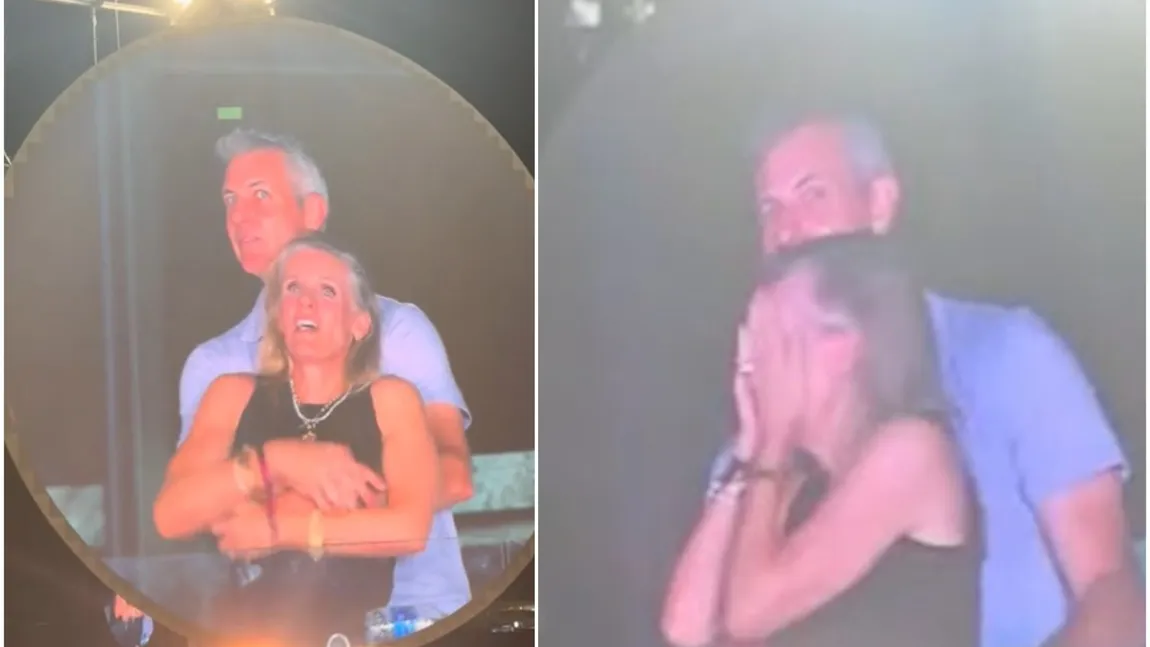 Amanții care au fost dați în vileag la un concert Coldplay. Directorul unei mari companii a fost surprins de 