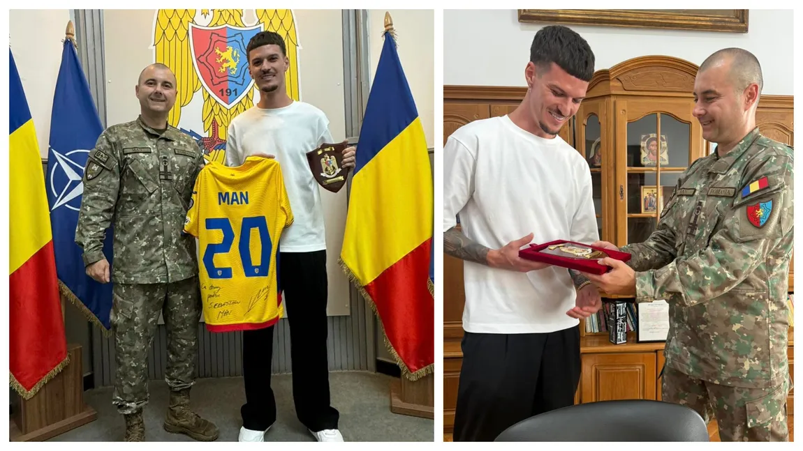 Dennis Man, decorat de Armata Română. 