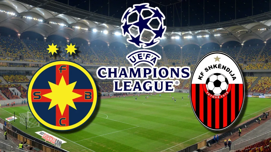 FCSB, eliminată din Liga Campionilor! Ruşine imensă pentru campioana României: 1-2 acasă cu Shkendija