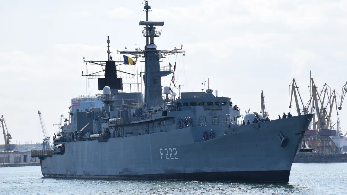 MApN anunță motivul pentru care Fregata „Regina Maria” a revenit în portul militar Constanța