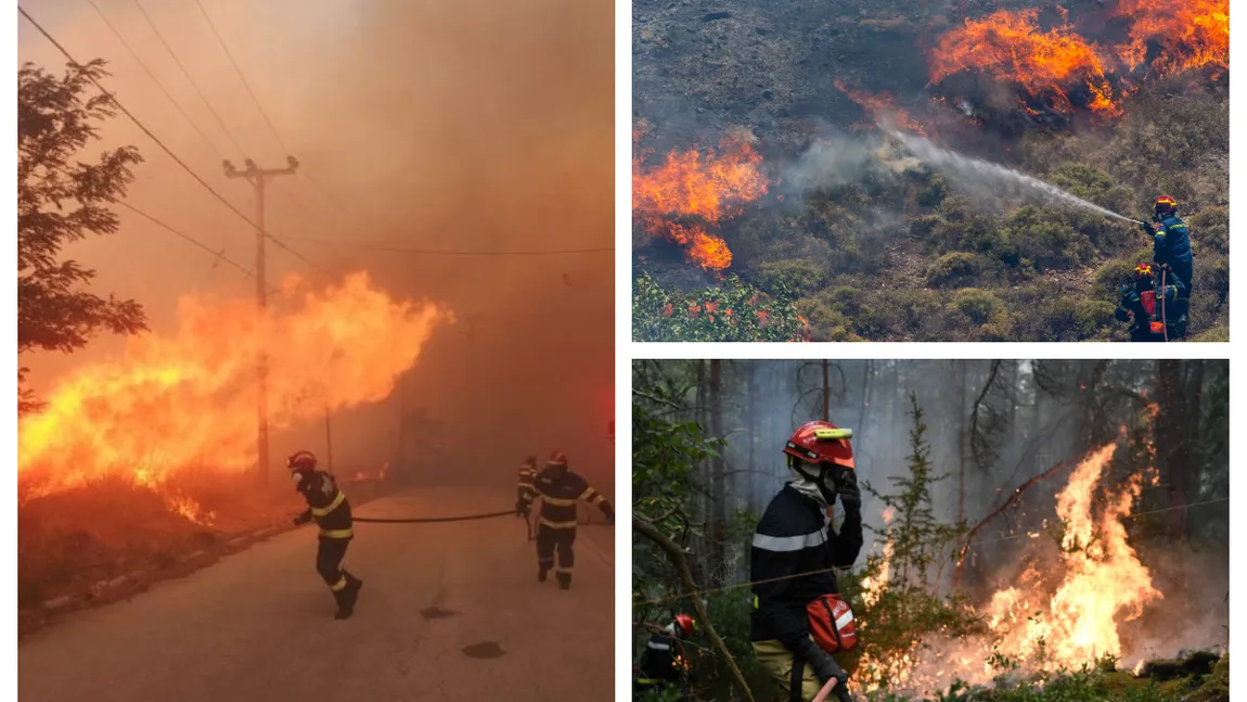 Val de incendii în Europa. Flăcările au făcut prăpăd în Grecia, Franța și Spania. Insula preferată de români în concedii a fost distrusă