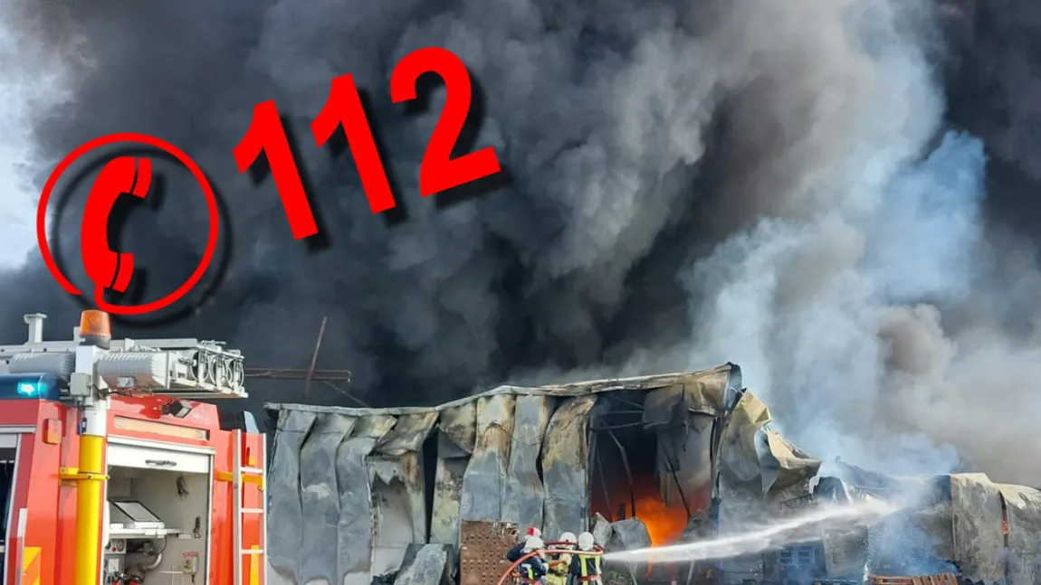 Incendiu puternic în Ilfov! Mai multe locuințe au luat foc și există risc de extindere. A fost transmis mesaj RO-Alert