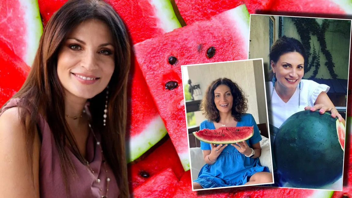 Dieta cu pepene, metoda prin care Ioana Ginghină își menține silueta: 