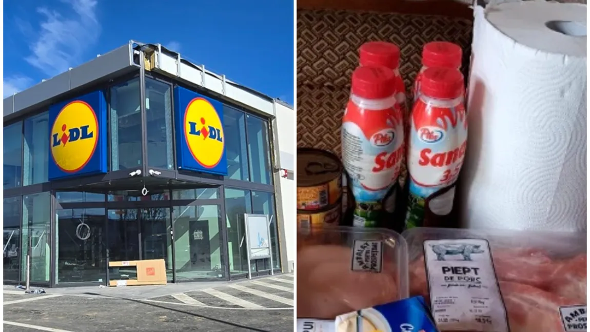 O româncă, dezamăgită de coșul de cumpărături de la Lidl. Ce produse a cumpărat de 130 de lei