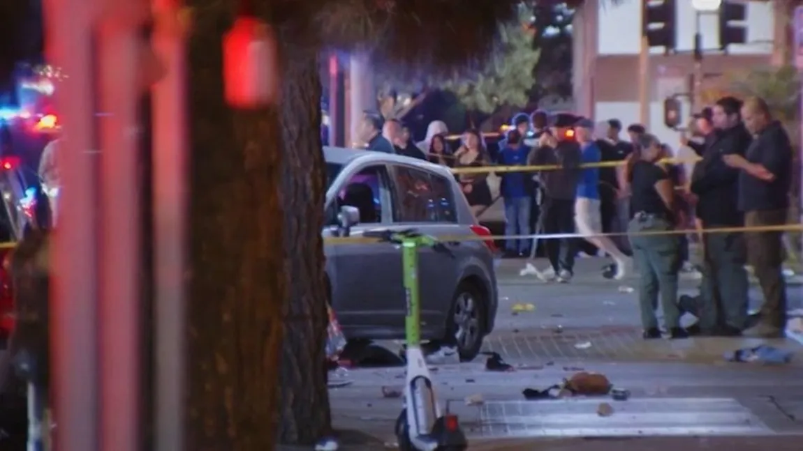 Teroare în SUA: O mașină a intrat în mulțime la Los Angeles, sunt zeci de răniţi VIDEO