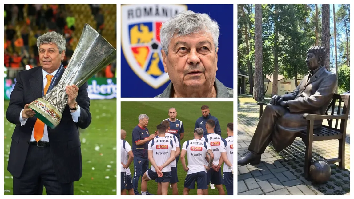 Statuia lui Mircea Lucescu, trimisă în România de Şahtior Doneţk: 