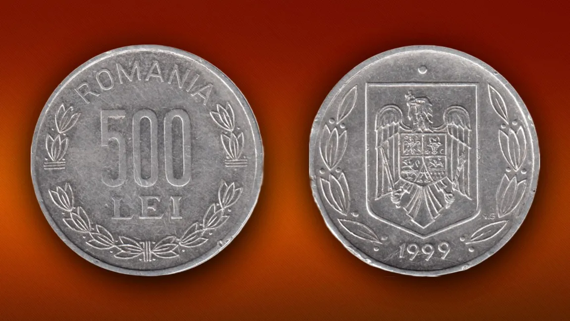 Cât valorează moneda de 500 de lei din 1999, în iulie 2025. Colecționarii plătesc o mică avere pentru a pune mâna pe ea
