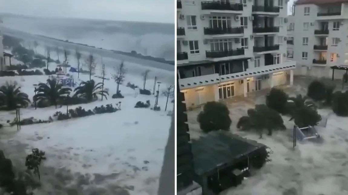 Imagini înfricoșătoare! Valurile de tsunami lovesc blocurile din Japonia după cutremurul de 8,8. În Rusia a erupt un vulcan VIDEO