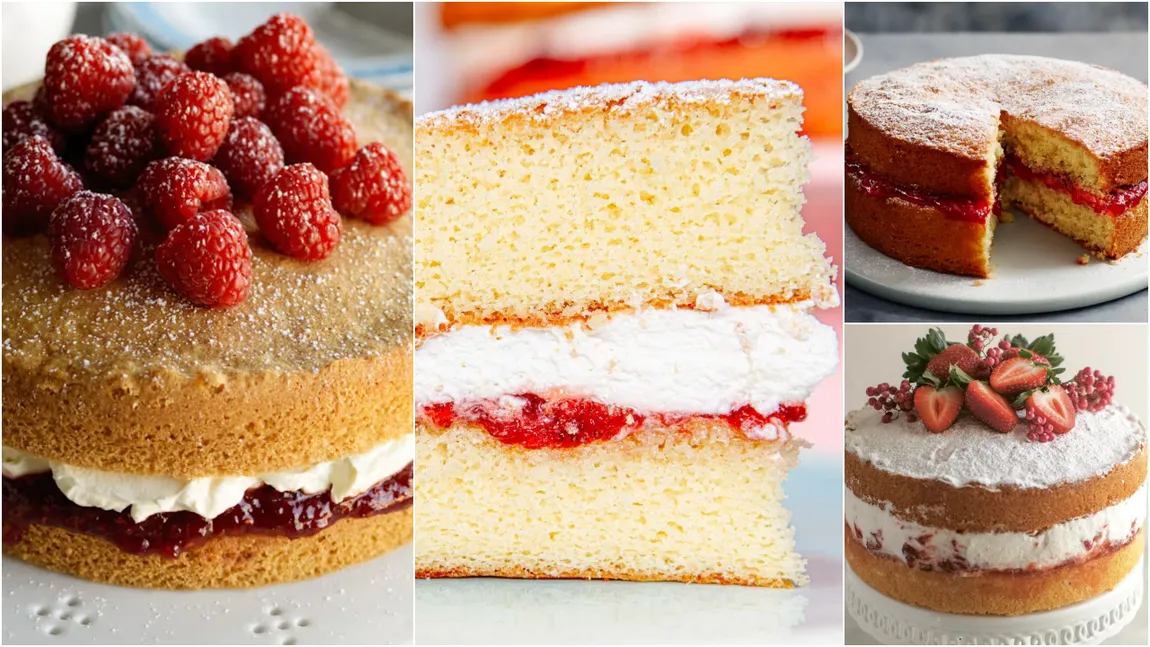 Rețetă: Victoria Sponge, desertul preferat al reginei Victoria. Cum prepari unul dintre cele mai celebre delicii