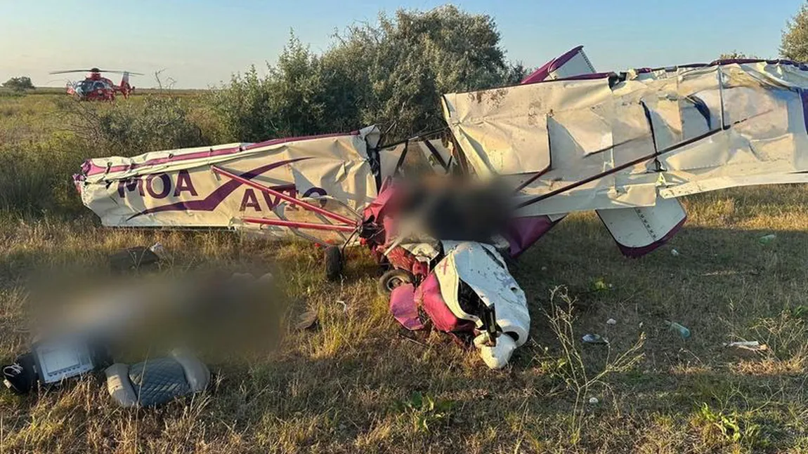 Accident aviatic în zona Gura Portiţei – Un avion de mici dimensiuni cu două persoane la bord s-a prăbuşit