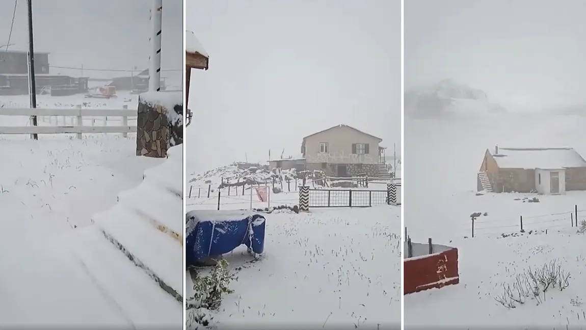 A nins masiv în plină vară. Zăpadă de 30 de cm la începutul lunii iulie 2025, oamenilor nu le vine să creadă VIDEO