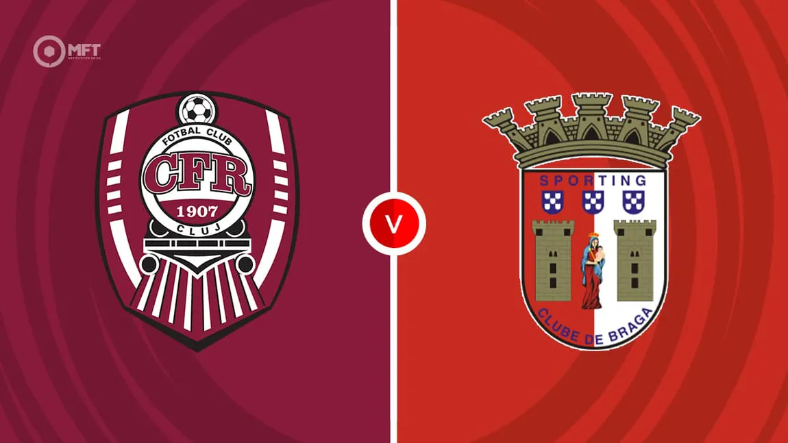 DIGI SPORT ONLINE CFR Cluj - Braga LIVE VIDE 1-2, duel extrem de complicat pentru ardeleni în Europa League