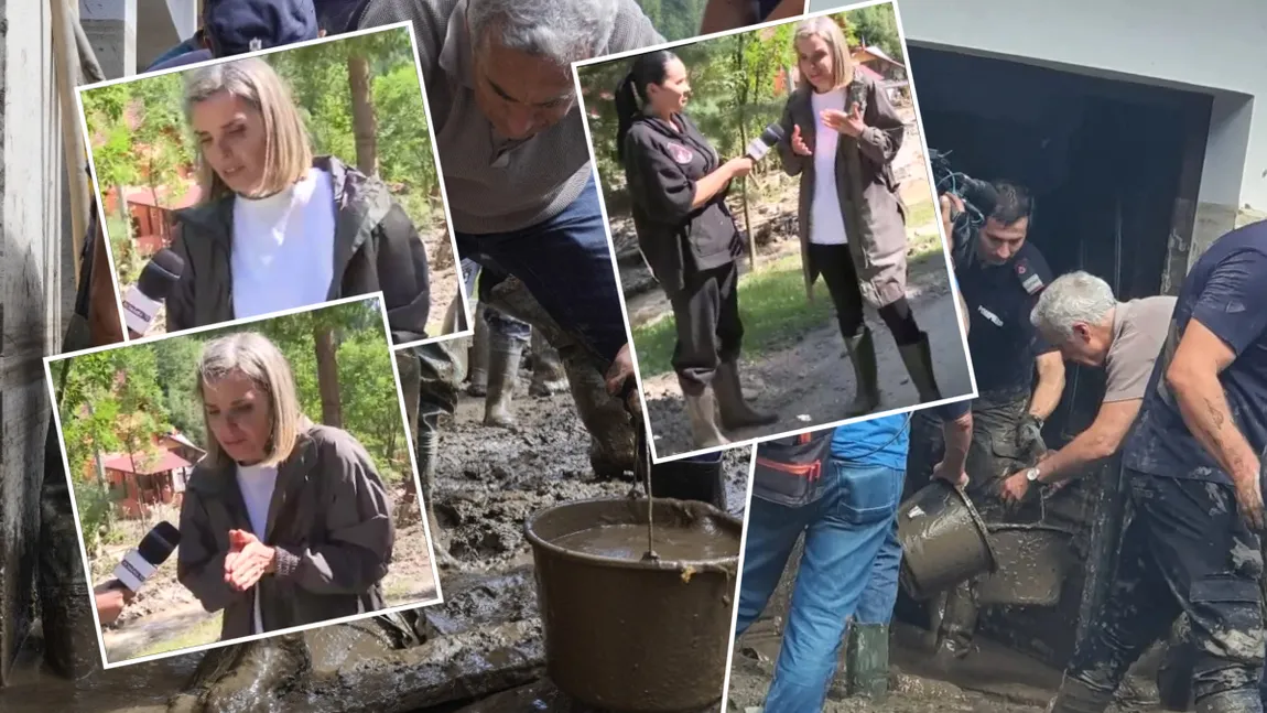 EXCLUSIV Cristela Georgescu, în lacrimi, din mijlocul sinistraților din Bucovina: 